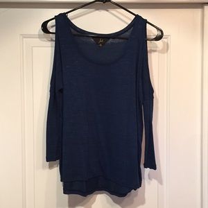 Blouse with Cut Out Shoulders